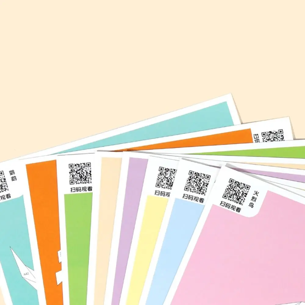 紙 3D 幾何学ステッカーブック手作り知育玩具 DIY ペースト材料キットかわいい漫画の動物ステッカーブック子供