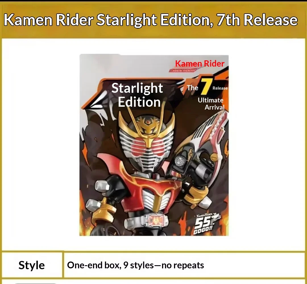 Blokees Kamen Rider Starlight Edition 7 Blind Box Assemble Building Figure Ryuki Movable Model Collectible Toy For Hobby Fans view 5