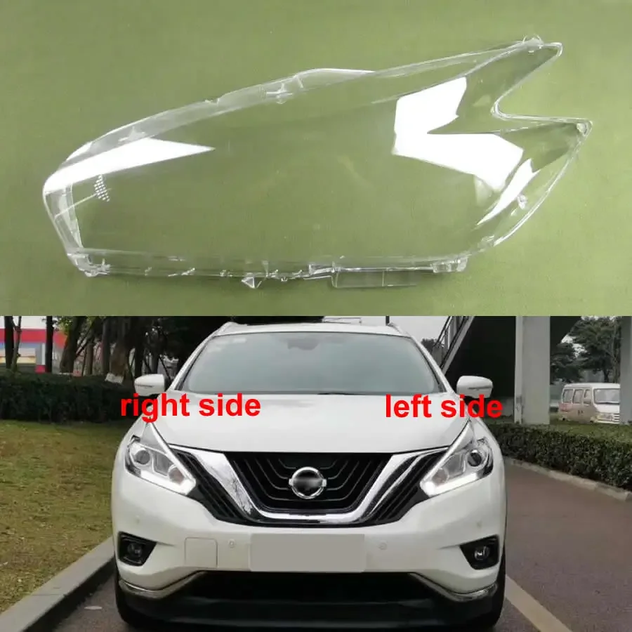 

For Nissan Murano 2015 2016 2017 -2021 Front Headlight Shell Transparent Headlamp Shade Plexiglass Replace Original Lampshade