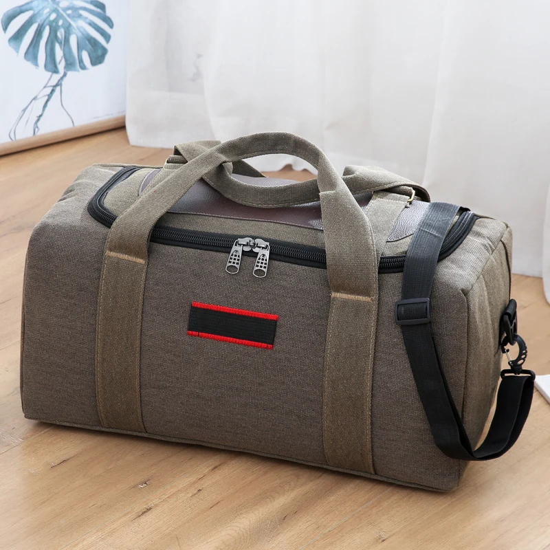 

Очень большая холщовая сумка Capaci, мужская ручная дорожная сумка, женская сумка Lage Cheed для путешествий и переезда одеял