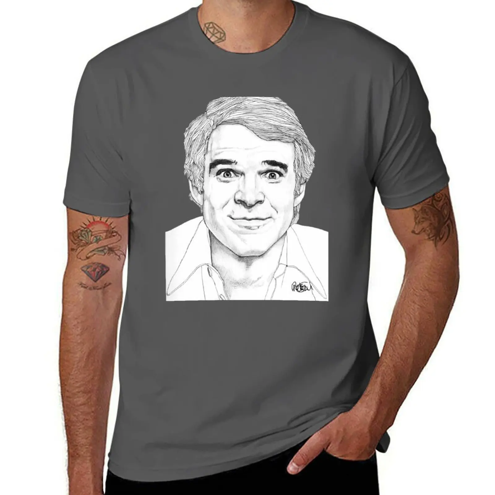 

Steve Martin T-Shirt t shirt man cotton black cotton t-shirt plain for man package t shirts designer T-Shirt
