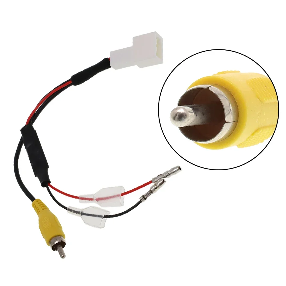 Car Reverse Backup Camera 4-Pin For Toyota Connector Retention Wiring Harness Cable Plug Adapter Wire Signal Power Adapter