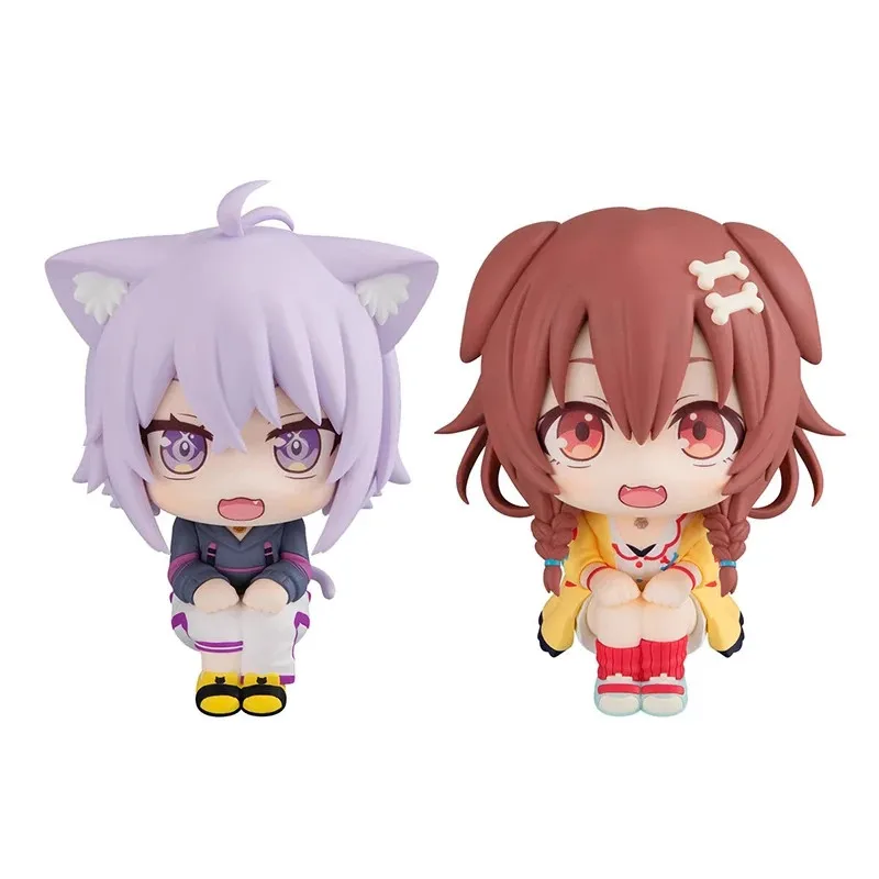 

IN STOCK MegaHouse Look Up Series Hololive Nekomata Okayu and Inugami Korone 11 cm Original Anime Action Figure Model Gift Toys