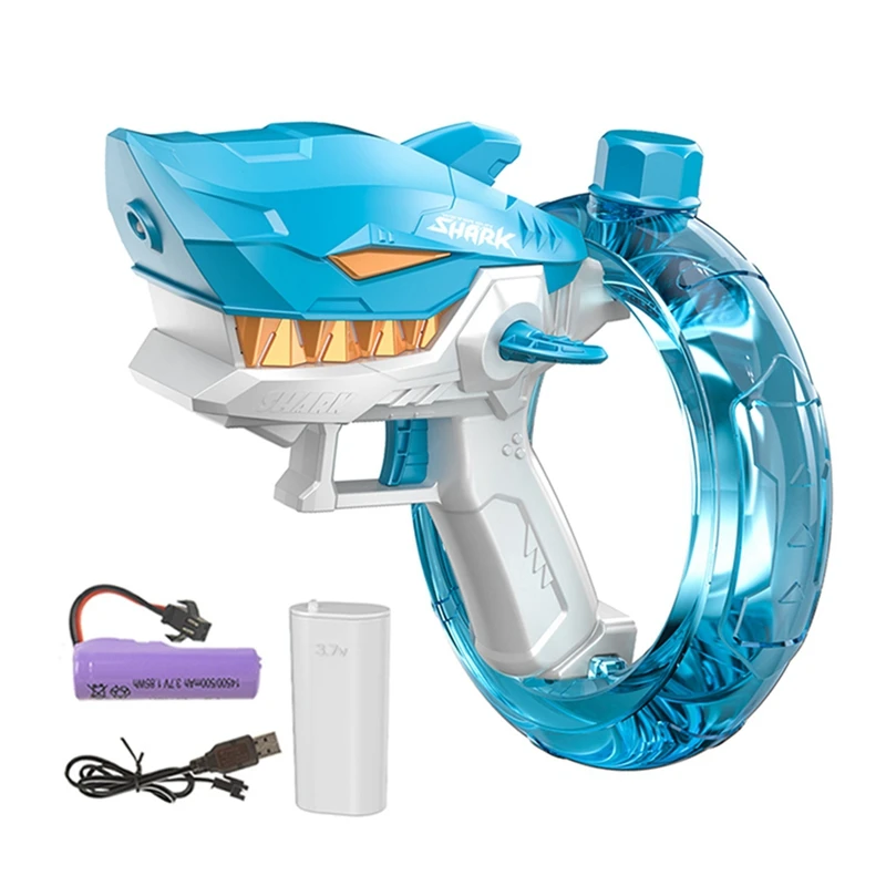 

Электрическая водная игрушка для детей и взрослых, 300 куб.см, большая емкость, игрушки для водяного бассейна для лета, плавания, пляжа, борьбы с водой, прочный синий