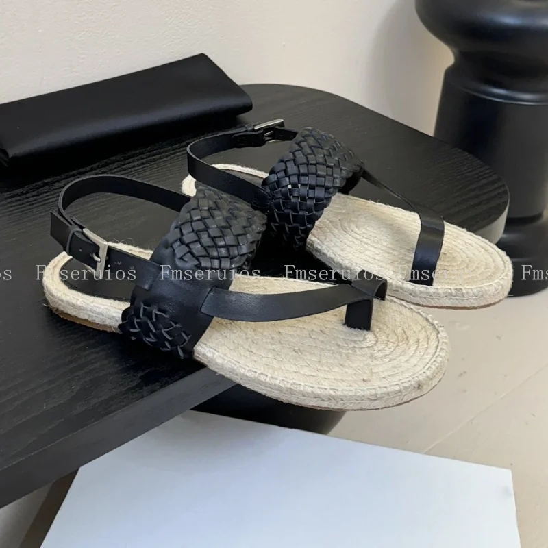 

Летние женские шлепанцы, сандалии на плоской подошве с пряжкой и ремешком, пляжный отдых, ретро-стиль, модный дизайн, повседневная модельная женская обувь