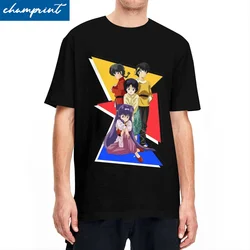 Men Women's 90's Manga Love T Shirt Ranma Anime 100% Cotton Clothing Novelty Short Sleeve Round Neck Tee Shirt Unique T-Shirts