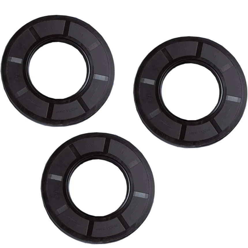 TC 17x27x5 26*42*8 17*27*5 Nitrile Rubber NBR Double Lip Spring Ring Sealing Gasket Radial Shaft Skeleton Oil Seal