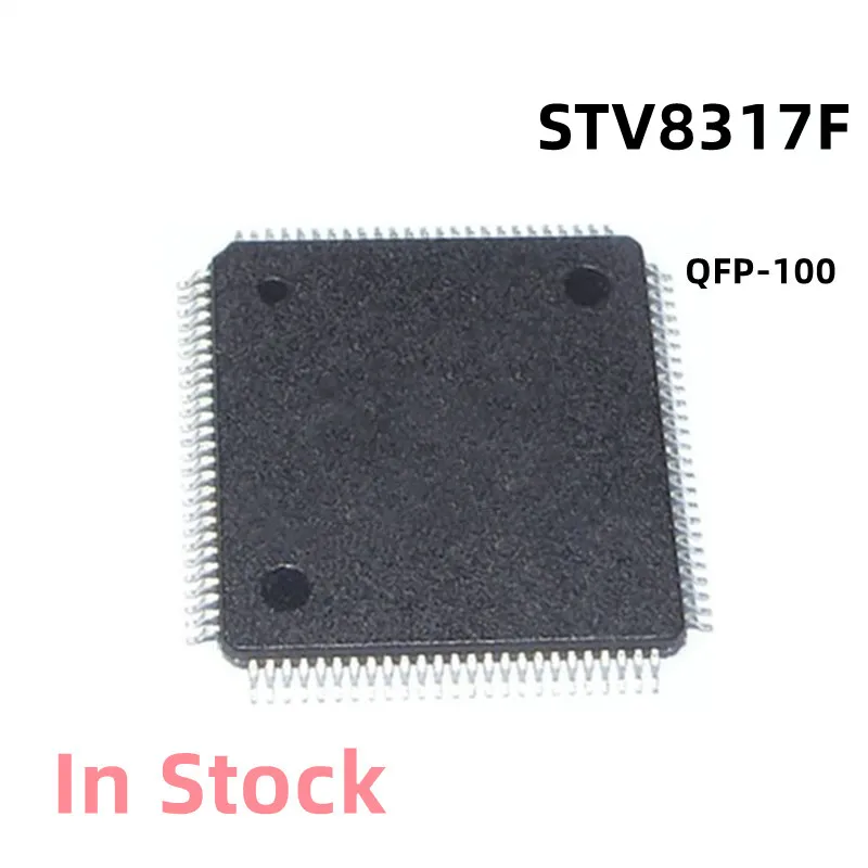 2PCS/LOT STV8317F STV8317 QFP-100 Sound processor chip In Stock