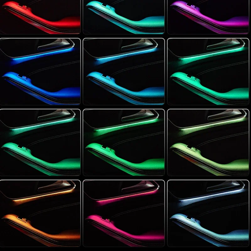 

3/12/64 Color Ambient light For W205 mercedez benz C GLC class C260 GLC C180 Atmosphere Advanced Light Decoration lamp