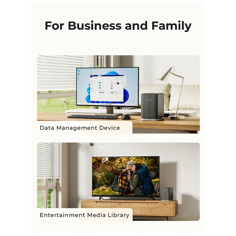 محطة إرساء الأقراص الصلبة ORICO 5 خليج للتخزين الشخصي، خزانة القرص الصلب Xternal Multi Bay