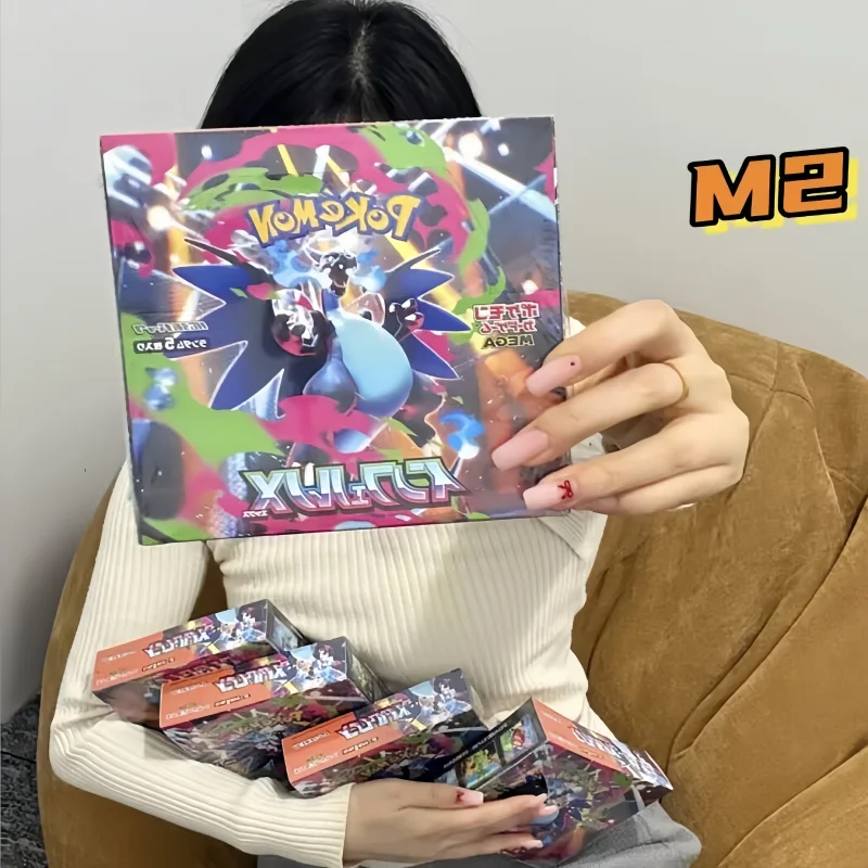 

Original In Stock Pokemon Card Trading Ptcg Cartoon Japanese Version M2 Mega Evolution Supplementary Pack Fire Dragon Hell Flame