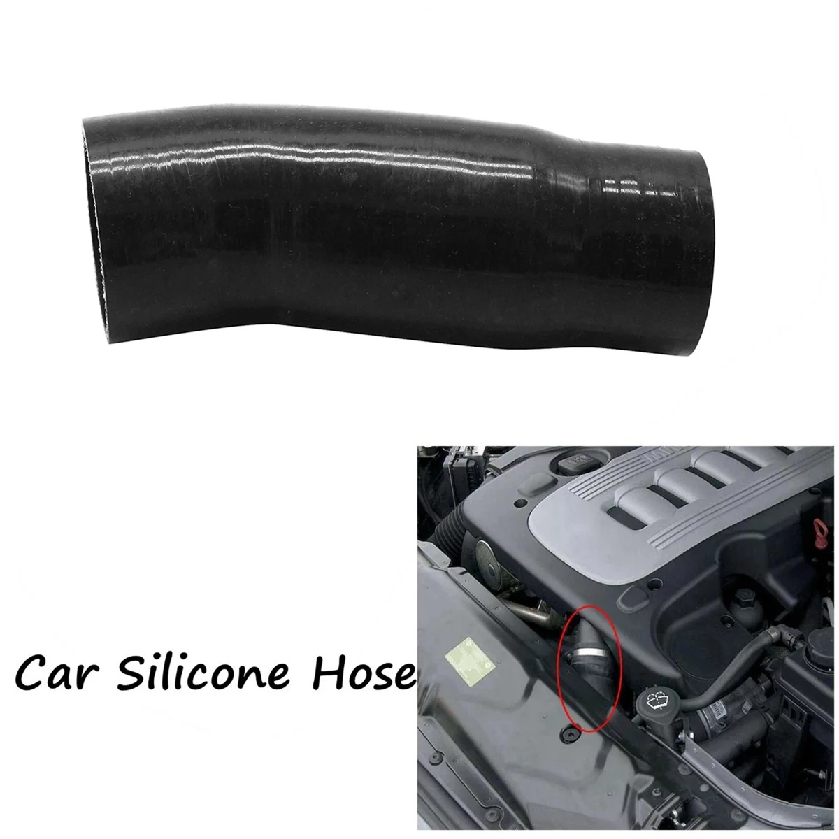 Car Silicone Cooler Intercooler EGR Hose TDCi Turbo Boost Pipe Tube 1167799401 For E60 E61 5 SERIES 530D 525D