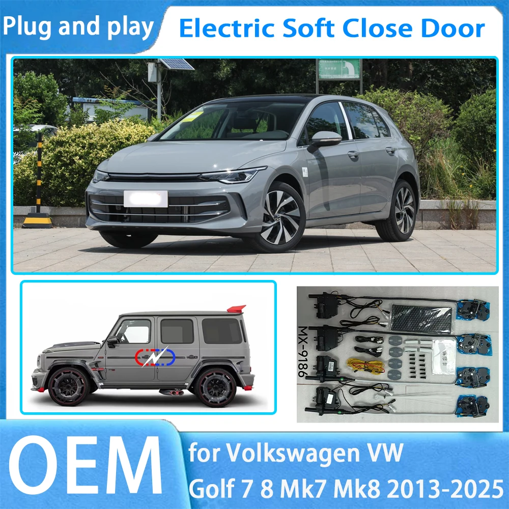 

for Volkswagen VW Golf 7 8 Mk7 Mk8 2013-2025 OEM Car Soft Close Door System Automatic Electric Auto Pull Power Latch Power