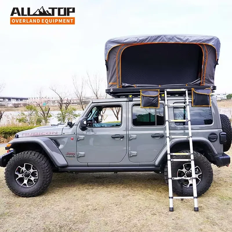 New Style 1-2 Person Waterproof 4WD Car Camping Large Inside Room Aluminium Roof Top Tent