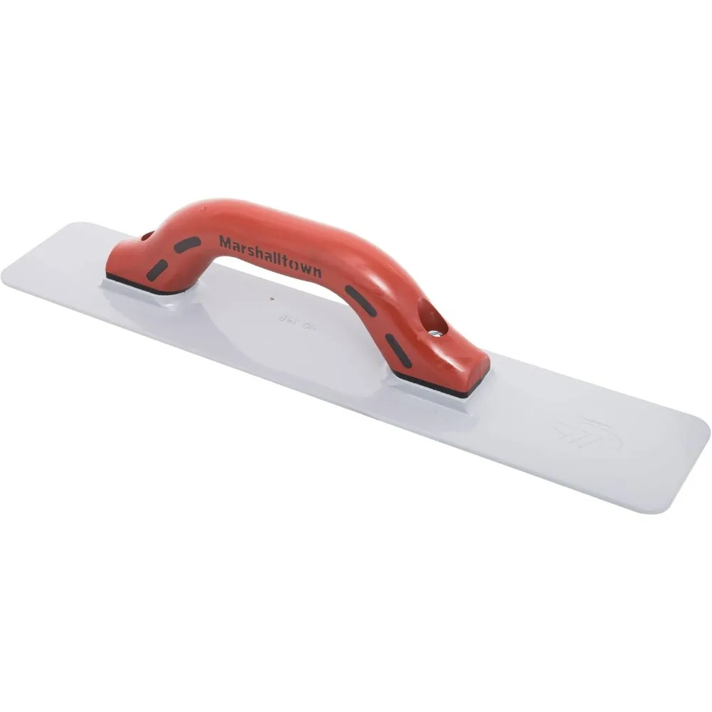 Bóia manual de magnésio fundido, 16 polegadas x 3-1/8 polegadas, flutuador de concreto, ferramenta de acabamento de concreto, fornece acabamento suave, alça DuraSoft