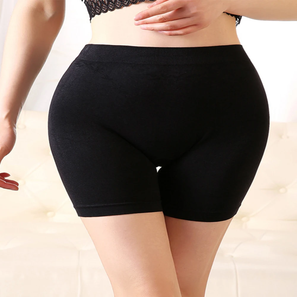 Plus-Size Sexy New Pants Womens Shorts Plus Size Long Leg Anti Chafing Shorts Ideal for Women with Thick Thighs