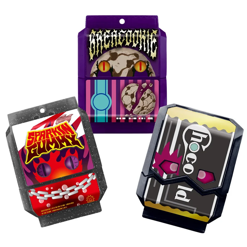 بانداي كامين رايدر GAVV Gabe's Lines GOCHIZO 08 Thunderbolt Taffy Dark Chocolate Chip Cookie أنيمي نموذج لجسم ألعاب الديكور #3