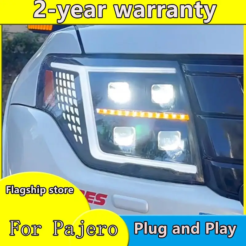 

Car LED Lights For Mitsubishi Pajero V93 Headlights 2005-2021 V97 LED Headlight Montero V87 Modified Automotive Accessories