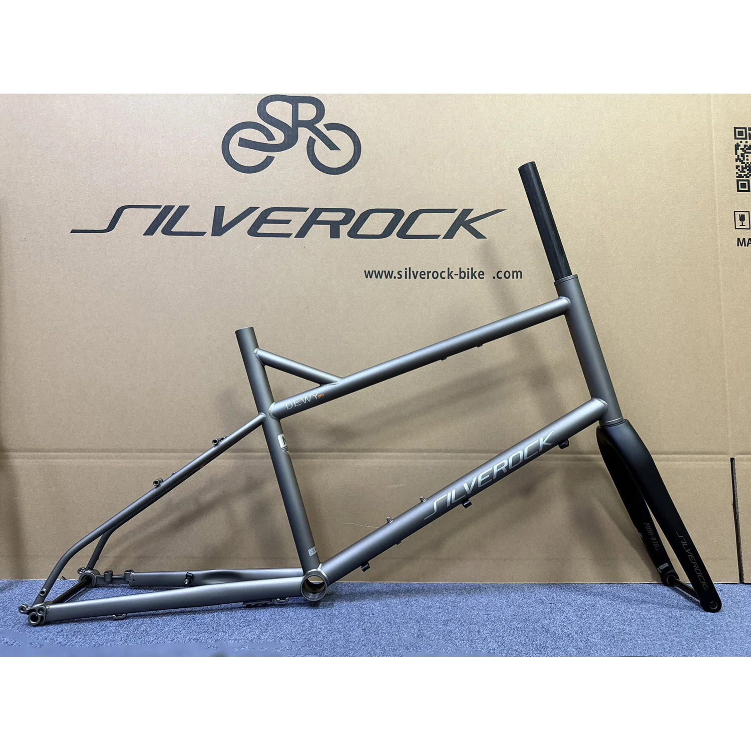 SILVEROCK DEWY Pro Chromoly Thru Axle Frame 20" 406 451 Gravel Minivelo Disc Urban Classic Touring Bikepacking Frameset