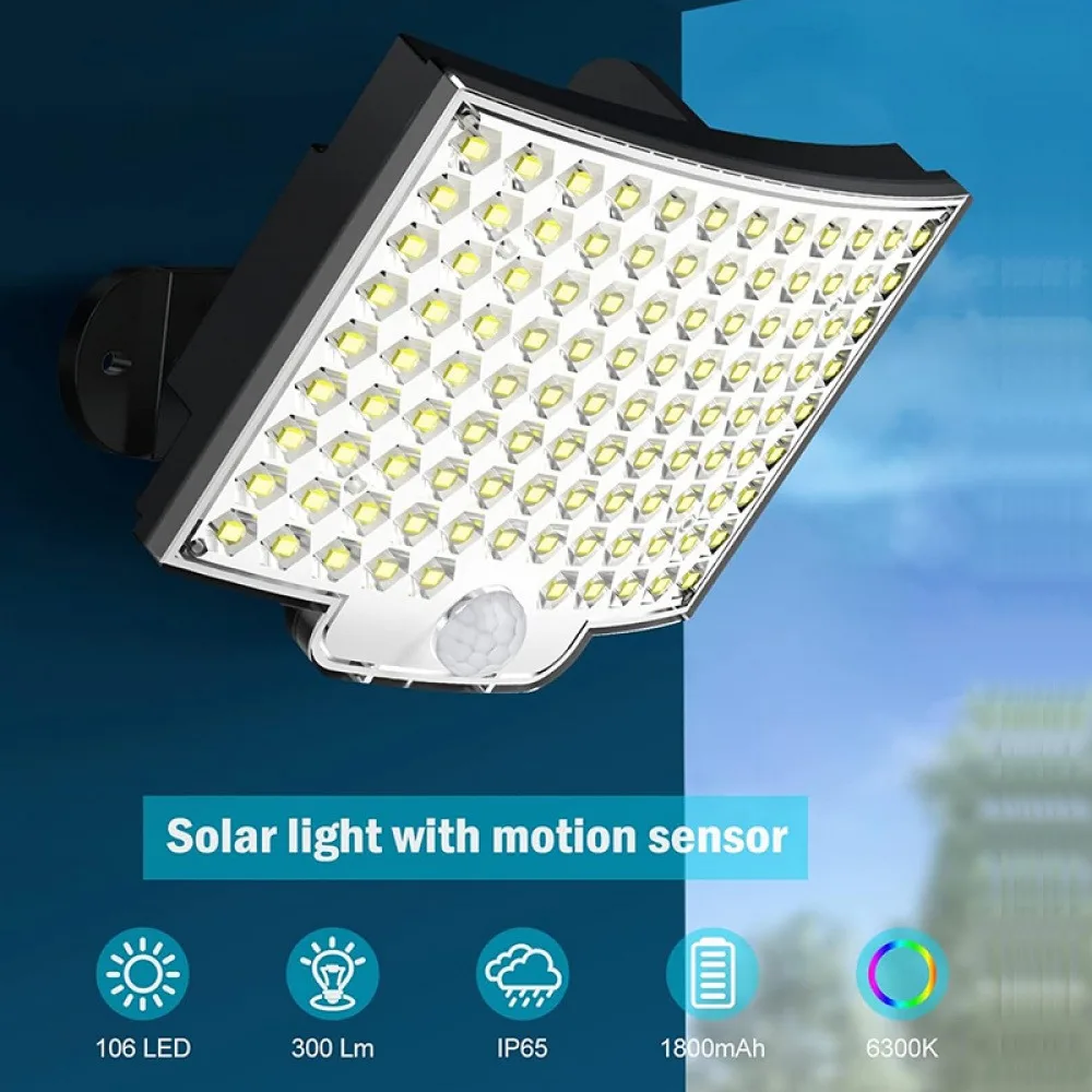 

Разделенная солнечная индукционная лампа с 3 режимами широкоугольного освещения, угол измерения 120, изготовленная из IP65, подходит для различных сценариев