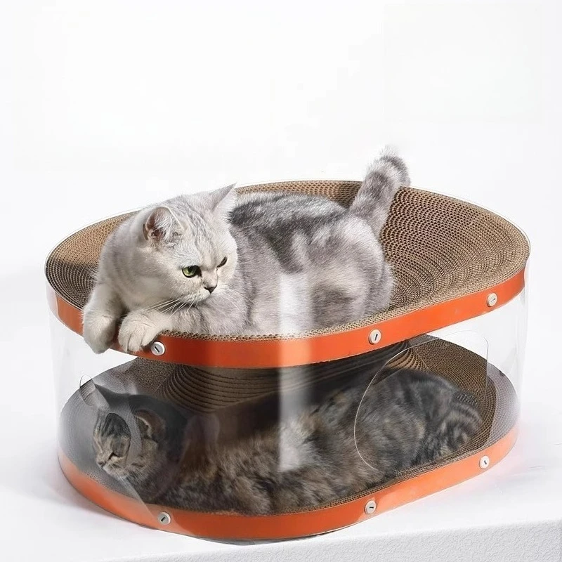 

Cat scratching board cat nest tunnel toy channel nest integrated self-hi