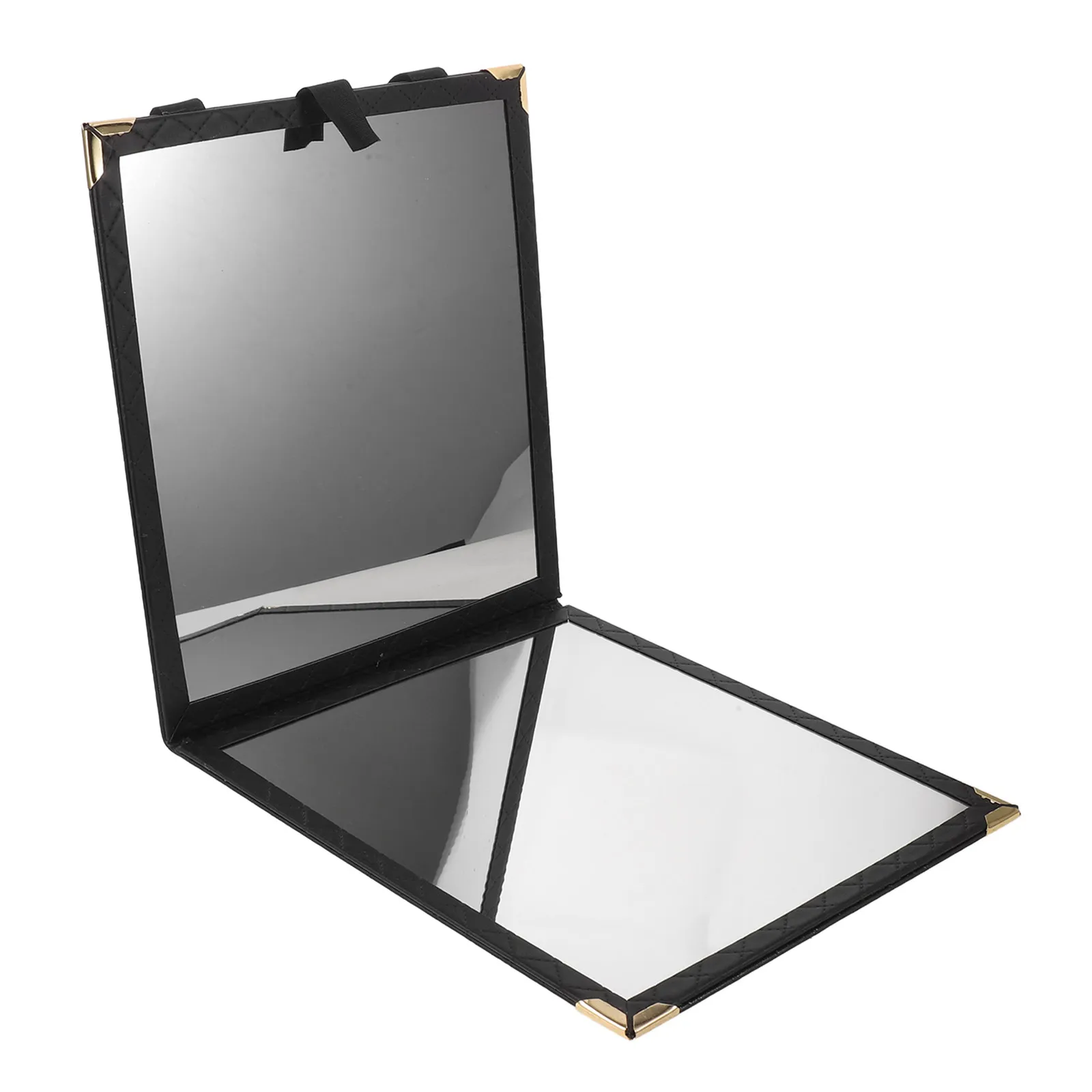 Foldable Rectangular Acrylic Hanging Mirror Two Panel Lightweight Wall Mounted Design Space Saving Perfect for Dance Practice