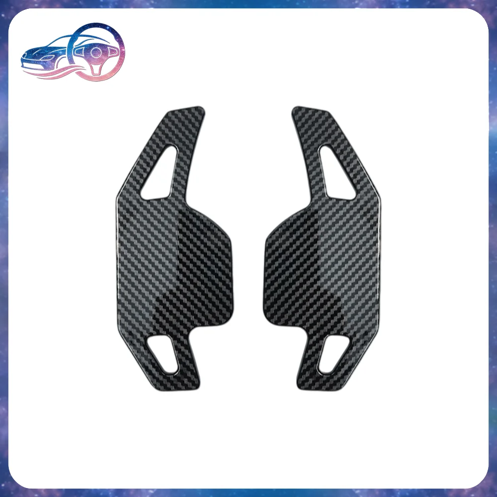 

Carbon Fiber Texture Steering Wheel Shift Paddles for Audi Q5 A3 A7 A8 S3 S5 S7 Gear Shifter Extension Kit Forged Carbon Look