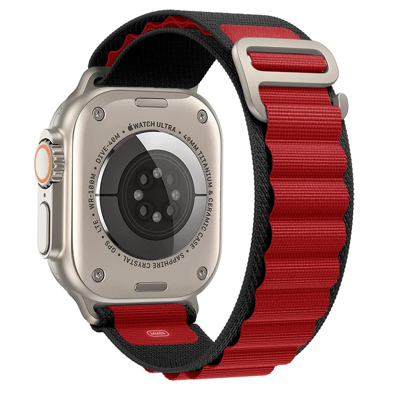 Alpine Loop Strap für Apple Watch Ultra 3 2 Band 49 mm 45 mm 44 mm 40 mm 41 mm 46 mm 42 mm Armband iWatch Serie 11 10 SE 9 8 7 6 5 4