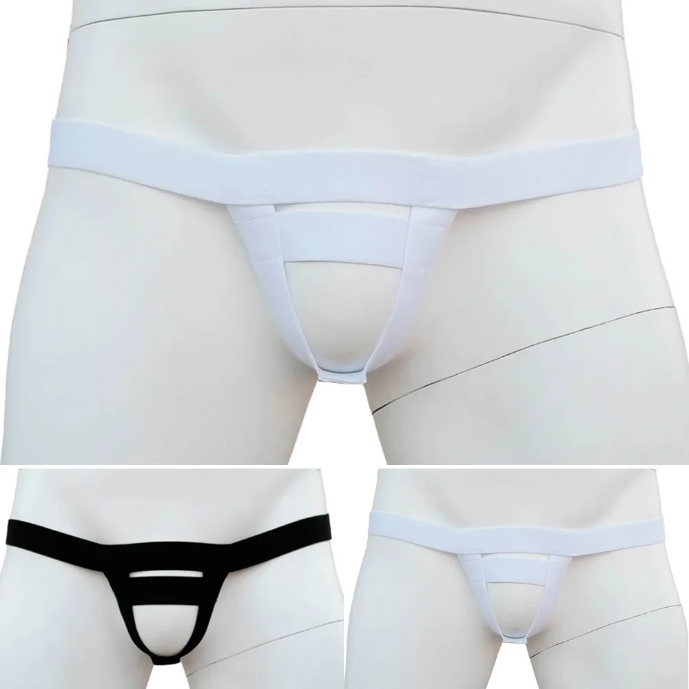 Jockstrap Mannen Slipje Sexy Sissy Ring Lock String String Stevige Bandjes Slips G-String Ondergoed Onderbroek Gay Verbeteren T-Back