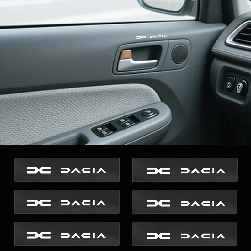 Pegatinas aleatorias para Interior de coche, productos para coche, calcomanía para volante de coche para Dacia Dokker Jogger Duster Spring Bigster Lodgy