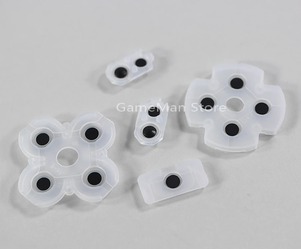 Almohadillas de goma conductoras para JDS 050 055 5,0 JDM055 JDM050 PS4 botones de controlador goma de contacto
