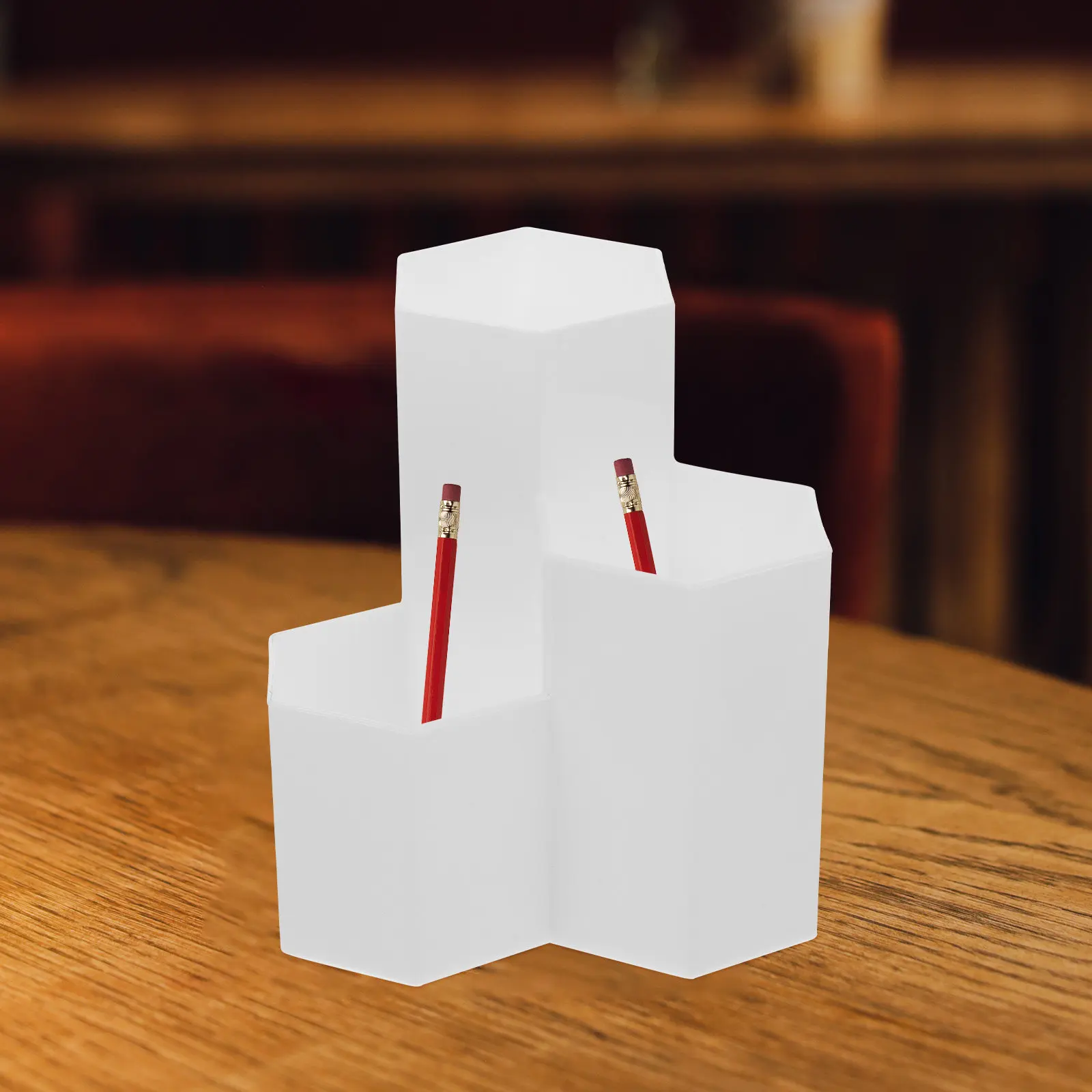 

1 шт. шестигранный держатель для ручек, многофункциональный настольный органайзер, вместительный органайзер для канцелярских принадлежностей для офиса, учебы, спальни