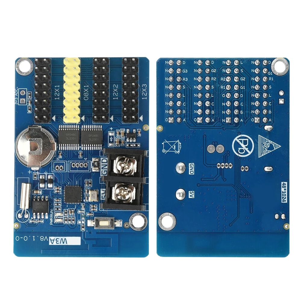 

DC 3,3-5,5 В HD-W3A Карта управления Светодиодный дисплей Контрольная карта Дисплей Контроллер Поддержка приложения для телефона Android Отправка сообщений