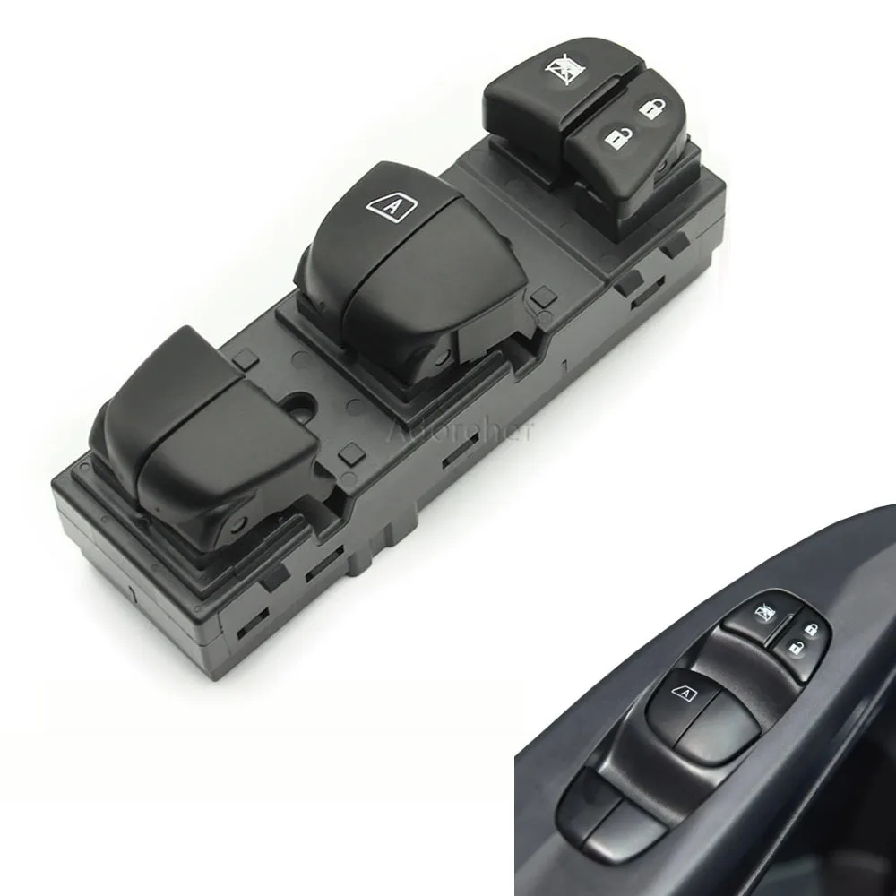 

Car Electric Window Control Lifter Switch Front Left Side Suitable For Nissan Sentra Leaf JUKE Rogue X-Trail Qashqai Navara