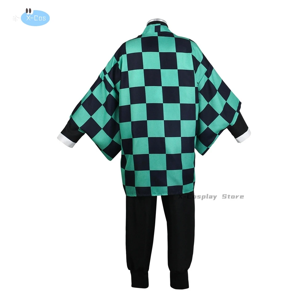 Kamado Tanjirou Cosplay Costume para Crianças e Adultos, Anime Cartoon, Kimetsu No Yaiba, Presentes de Halloween