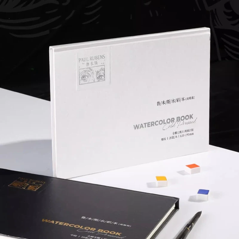 Paul Rubens 100% Cotton Watercolor Paper Pad 300g Thickened Water Color Book Paper Acid-Free 20sheets for Painting Art Supplies