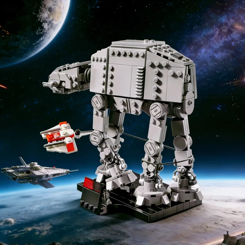 525PCS FIT 75440 Starship AT-AT Building Set Blocks Model Bricks Toys for Adults Birthday Gifts Home Decor Ornament