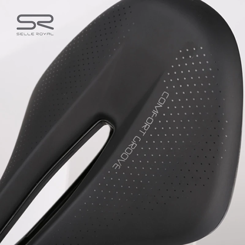 SELLE ROYAL MTB Bike Slim Saddle Seat Hollow Breathable Foam Matrix Fill Bike Cushion For Men Skid-proof Soft PU Leather Saddle