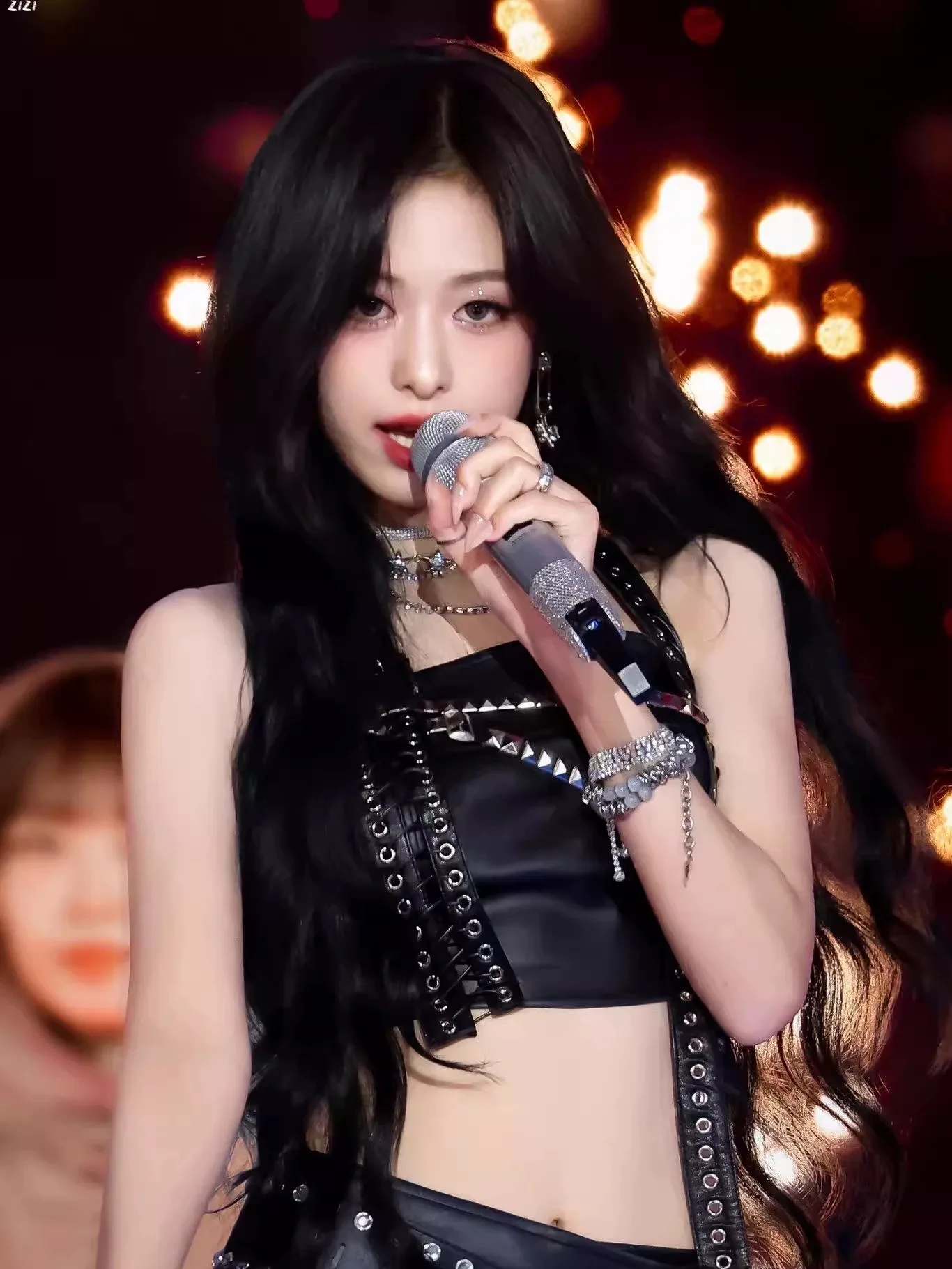 

Cool Rivet Design Leather Vest And ort Skirt Pants Set by Babymonster for Women Trendy f-length Clothing Ensemble