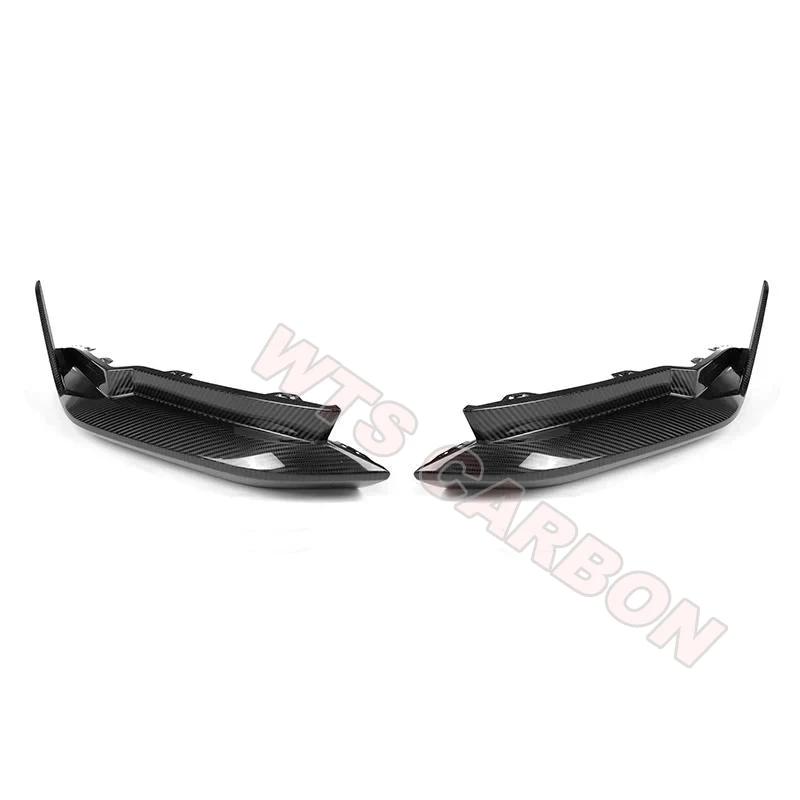 MP Style Dry Carbon Replacement Rear Bumper Side Splitters For BMW M4 G82 G83 2021up