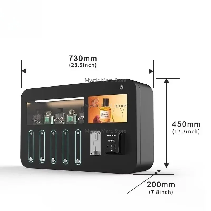Wall Mounted Smart Perfume Spray Dispenser Automatic Scent Fragrance Vending Machine for Retail Shop Interior Design