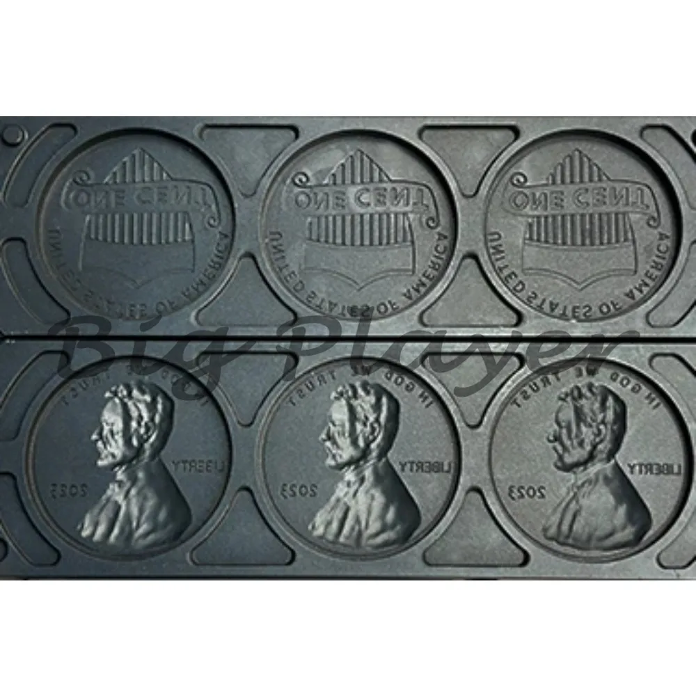 Custom  Electric Bubble Round Industrial Commercial Cheese Gold Coin Waffle Maker Machine