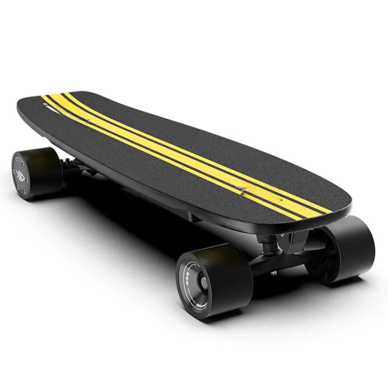 electric skateboard four-wheeled vehicle, lithium battery balance, remote control, small fish board, dual-wheel  portable