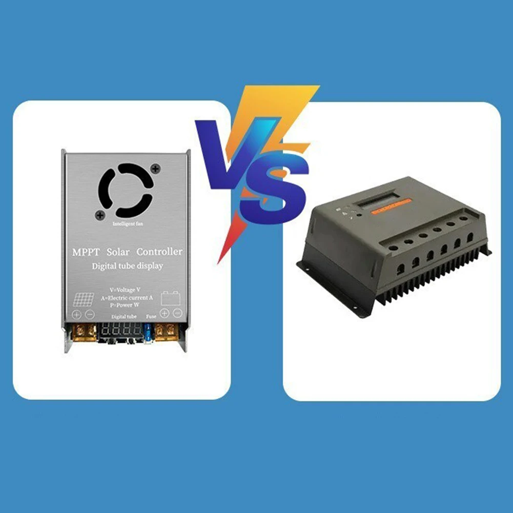 1 шт. MPPT-контроллер заряда солнечной батареи 9 В ~ 60 В светодиодный цифровой дисплей прокрутки MPPT повышающий солнечный контроллер 450 Вт интеллектуальное охлаждение вентилятора