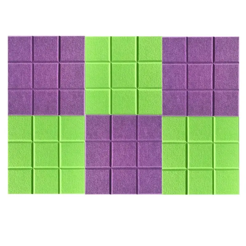 Nordic Felt Message Board Photo Board Small Checkered Living Room Wall Decoration Bulletin Board Kindergarten Work Display Wall view 4