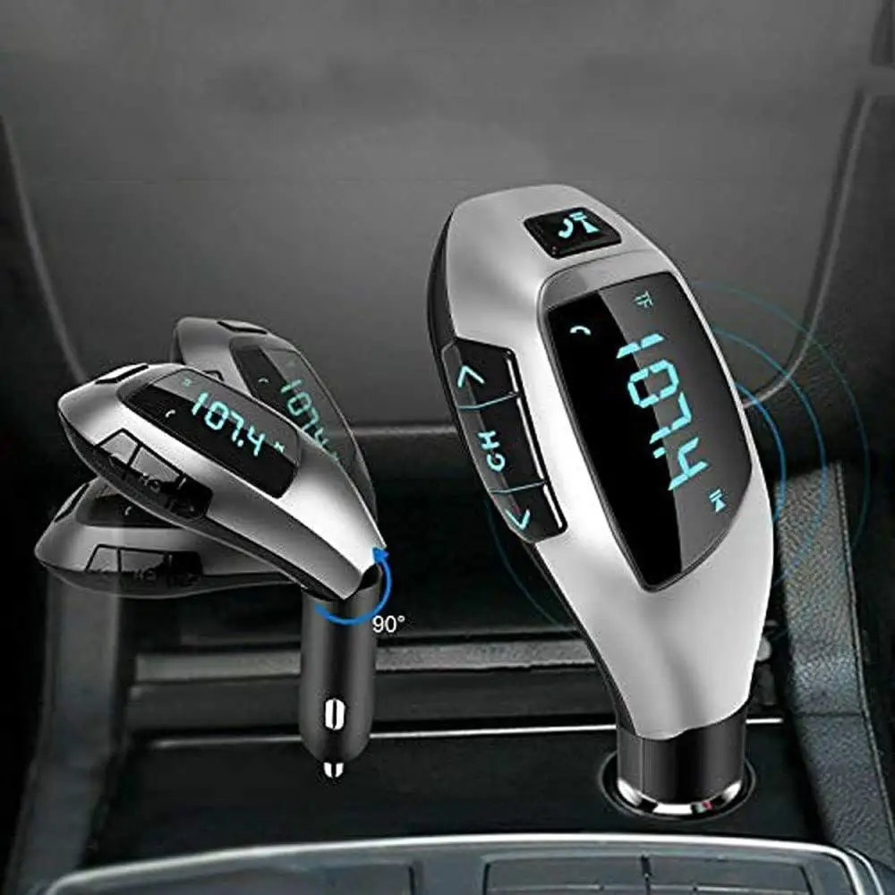 

Auto Wireless Car FM Radio Transmitter Car FM Transmitter Bluetooth 12-24V Supported MP3 WMA WAV for all car models