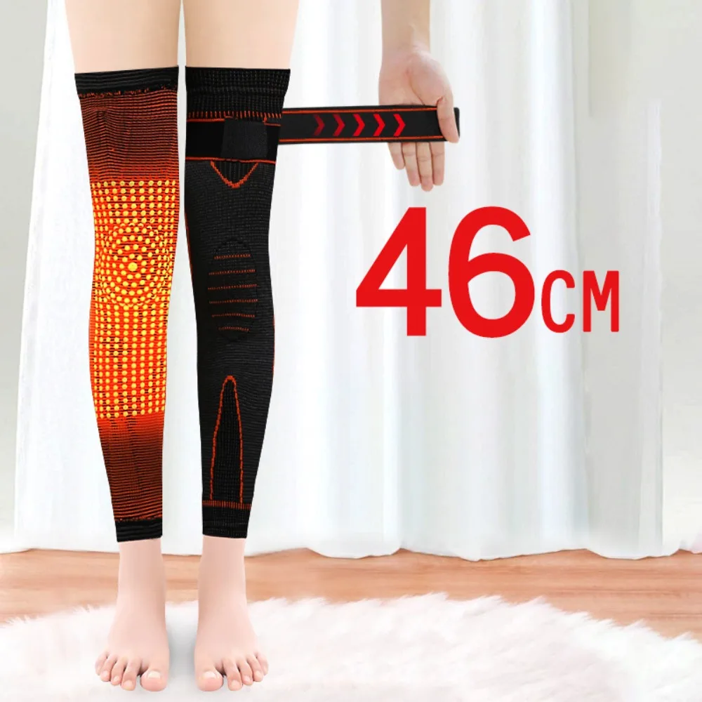 Rodilleras autocalentables con diseño de matriz de puntos, función de calefacción, protección de rodilla, soporte para rodilla, calentador de rodilla Unisex, 1 par