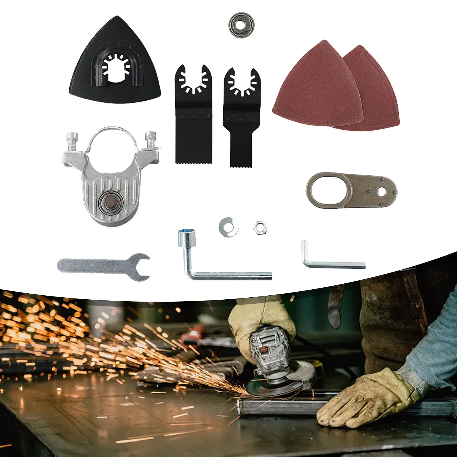 고경도 앵글 연마기 어댑터 키트, 고강도 저온 저항, 6.1X4.3X1.8 인치, 신제품