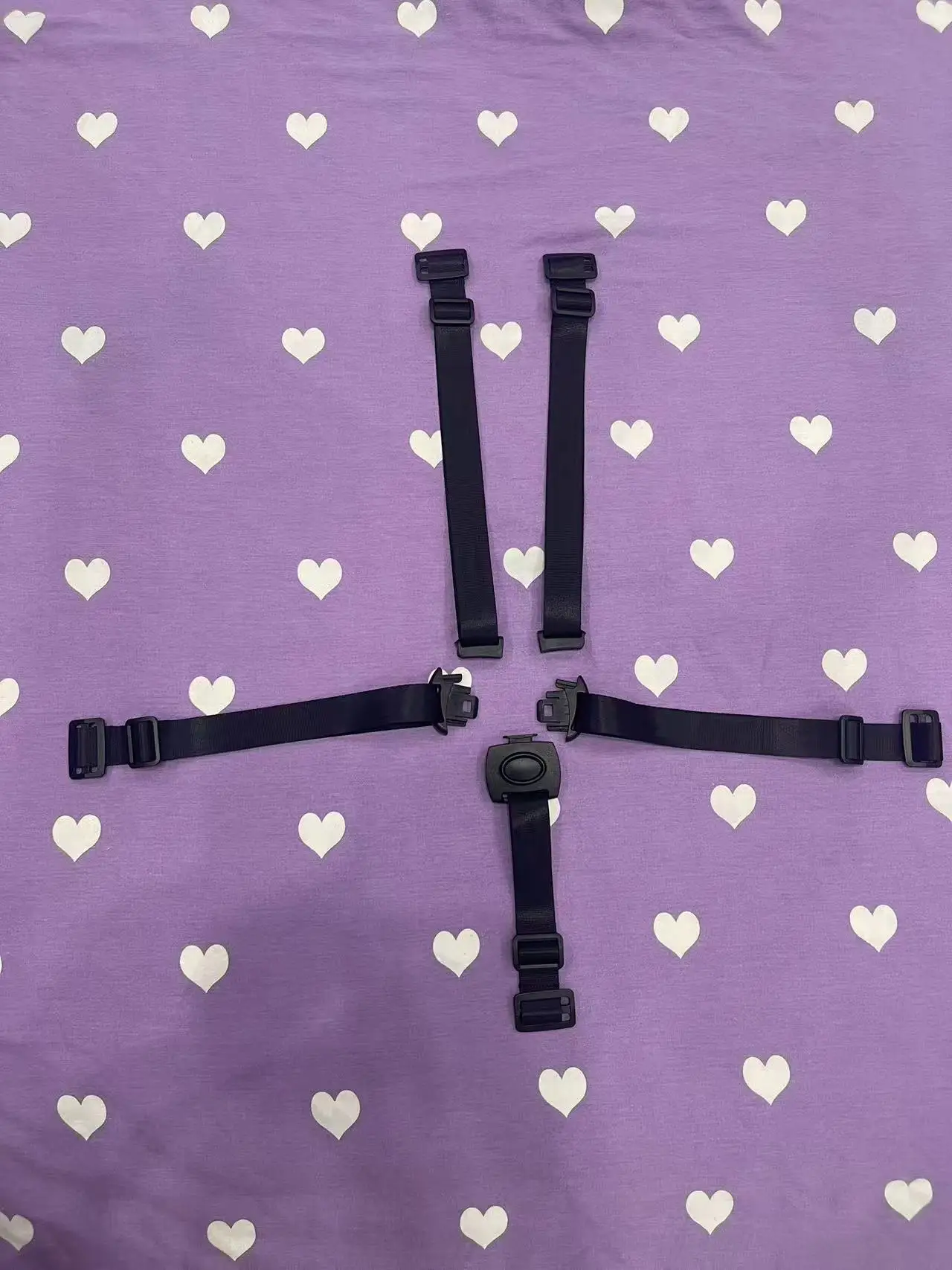 stroller harness Babylo Panorama XT / XTi Seat Unit Shoulder Harness Straps - Black