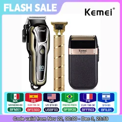 Clipper Electric Hair Trimmer for men Electric shaver professional Men's Hair cutting machine Wireless barber trimmer